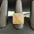 Pyramid 10K Gold Ring