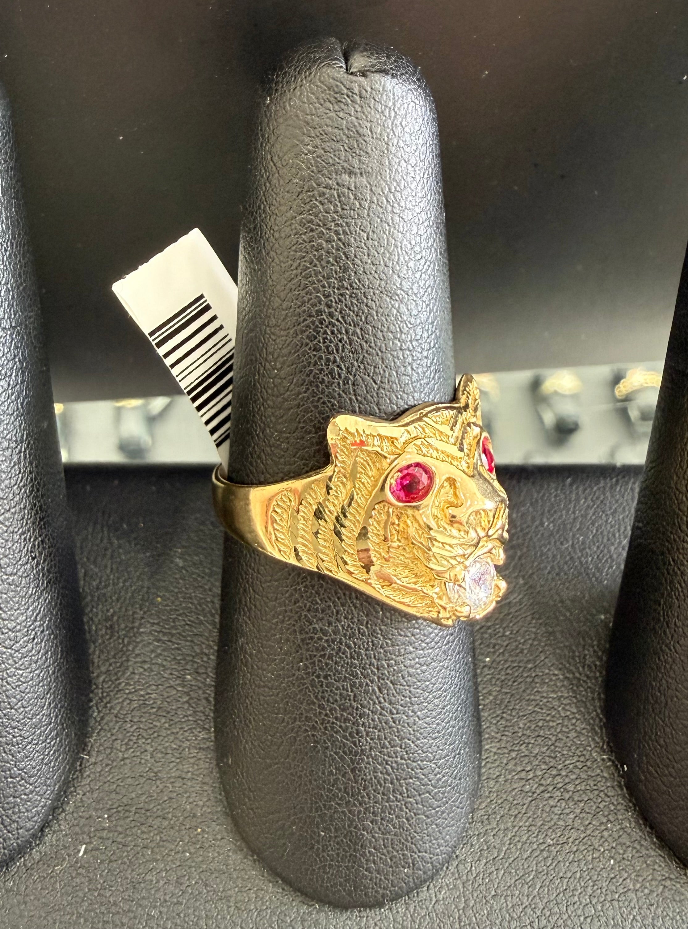 Royal Panther 10K Gold Ring