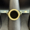 Black Stone 10K Gold Ring
