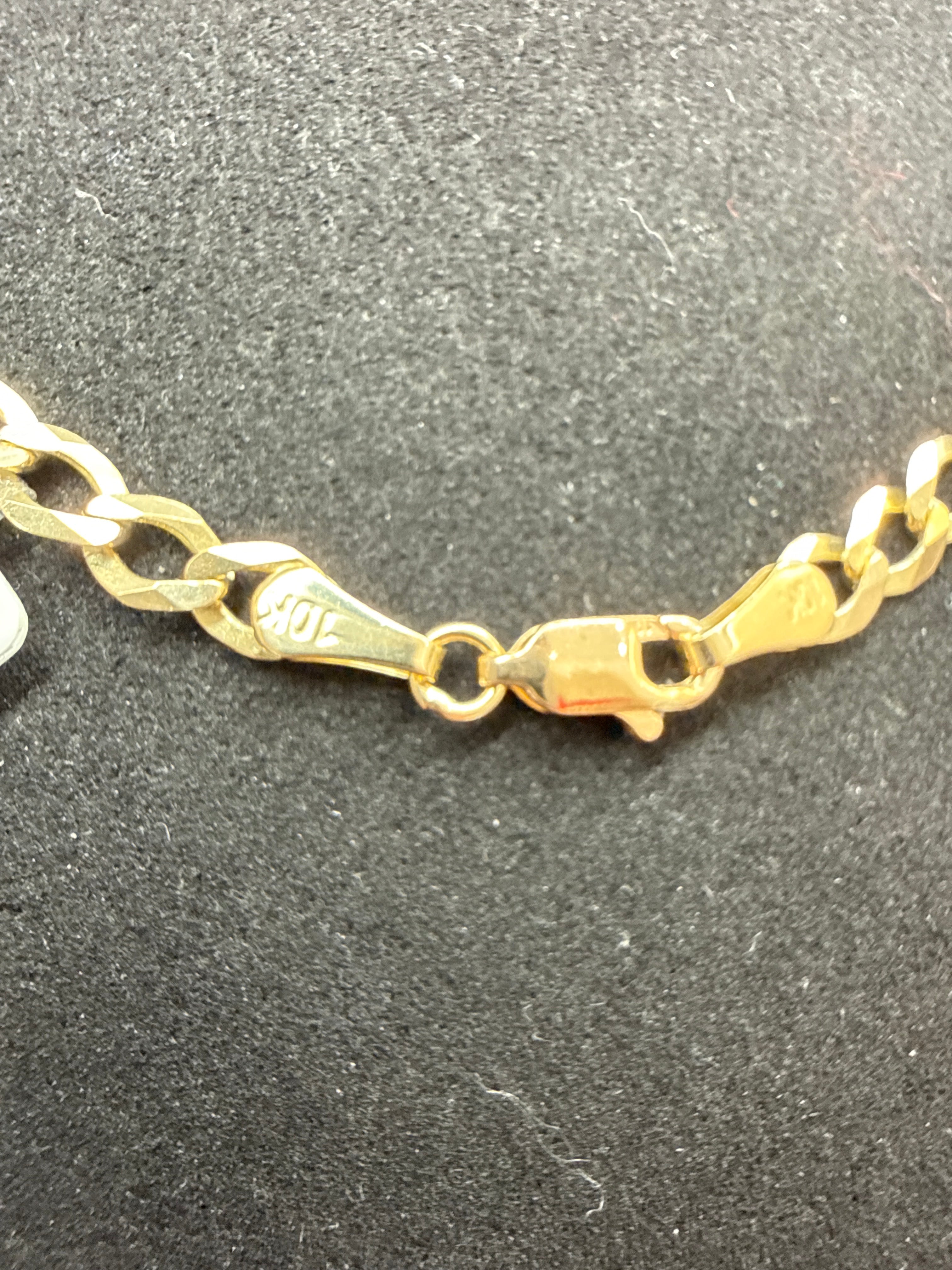 Hammered 10K Chain