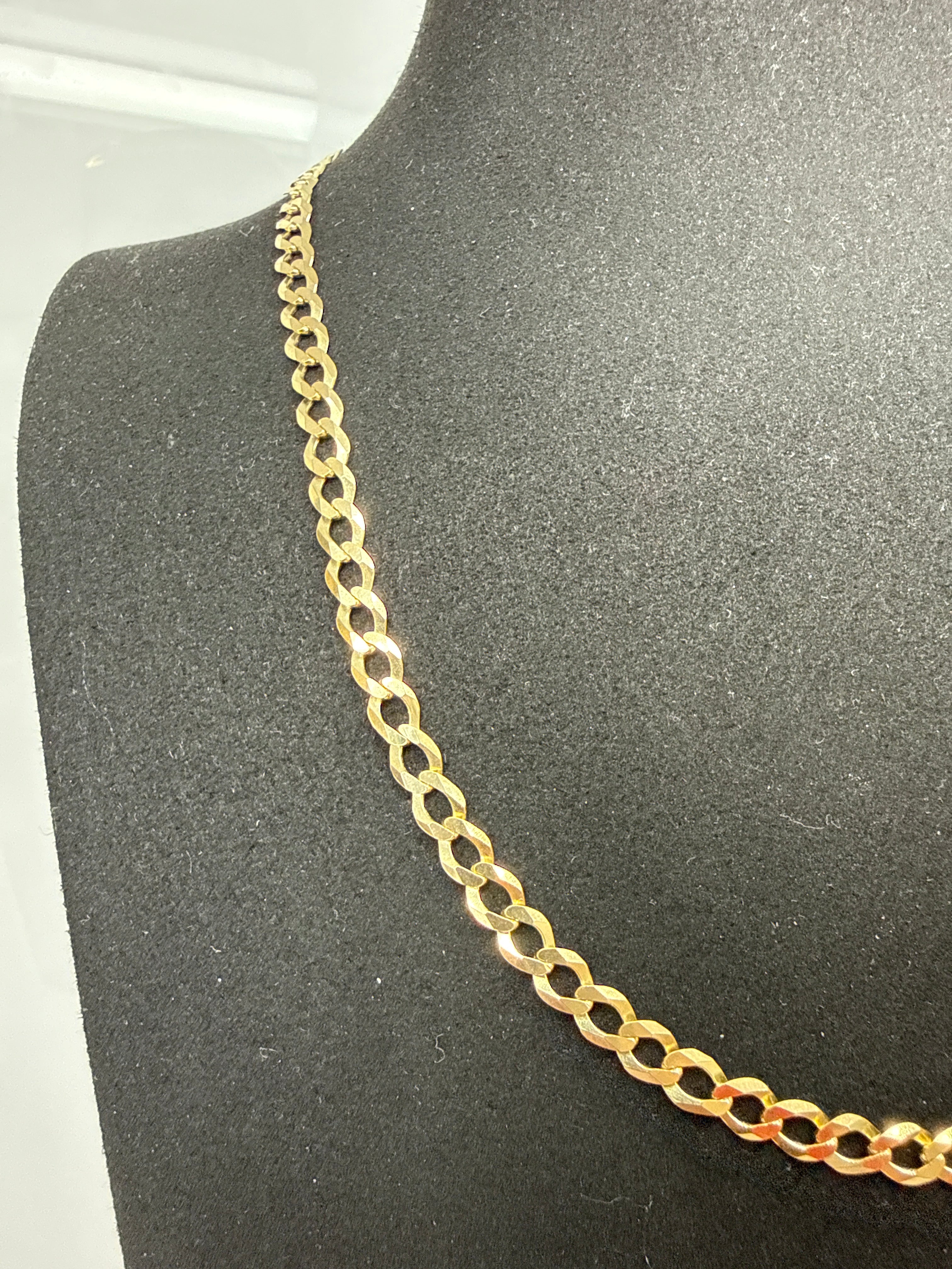 Hammered 10K Chain