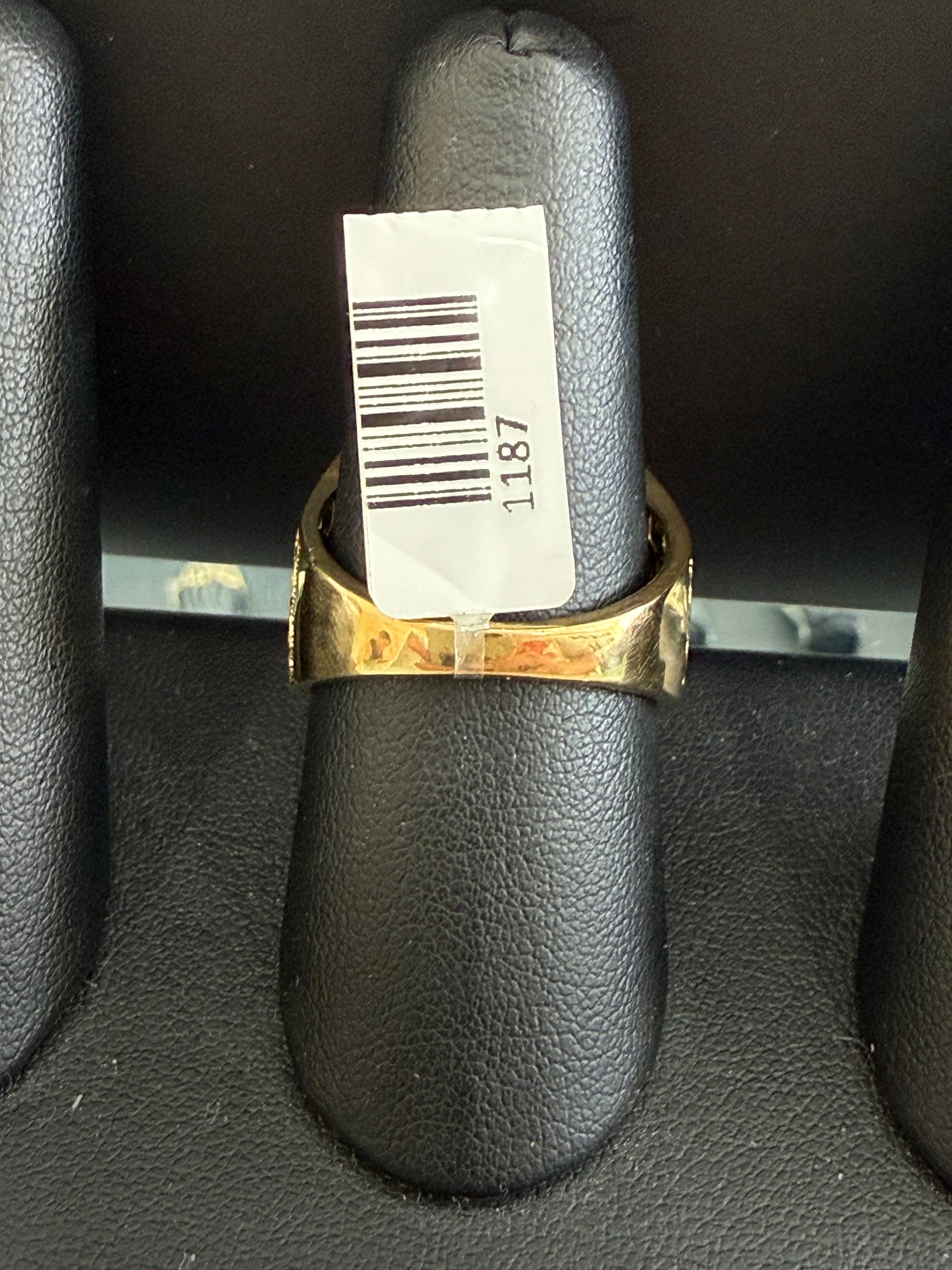 Crown Diamond 10K Gold Ring