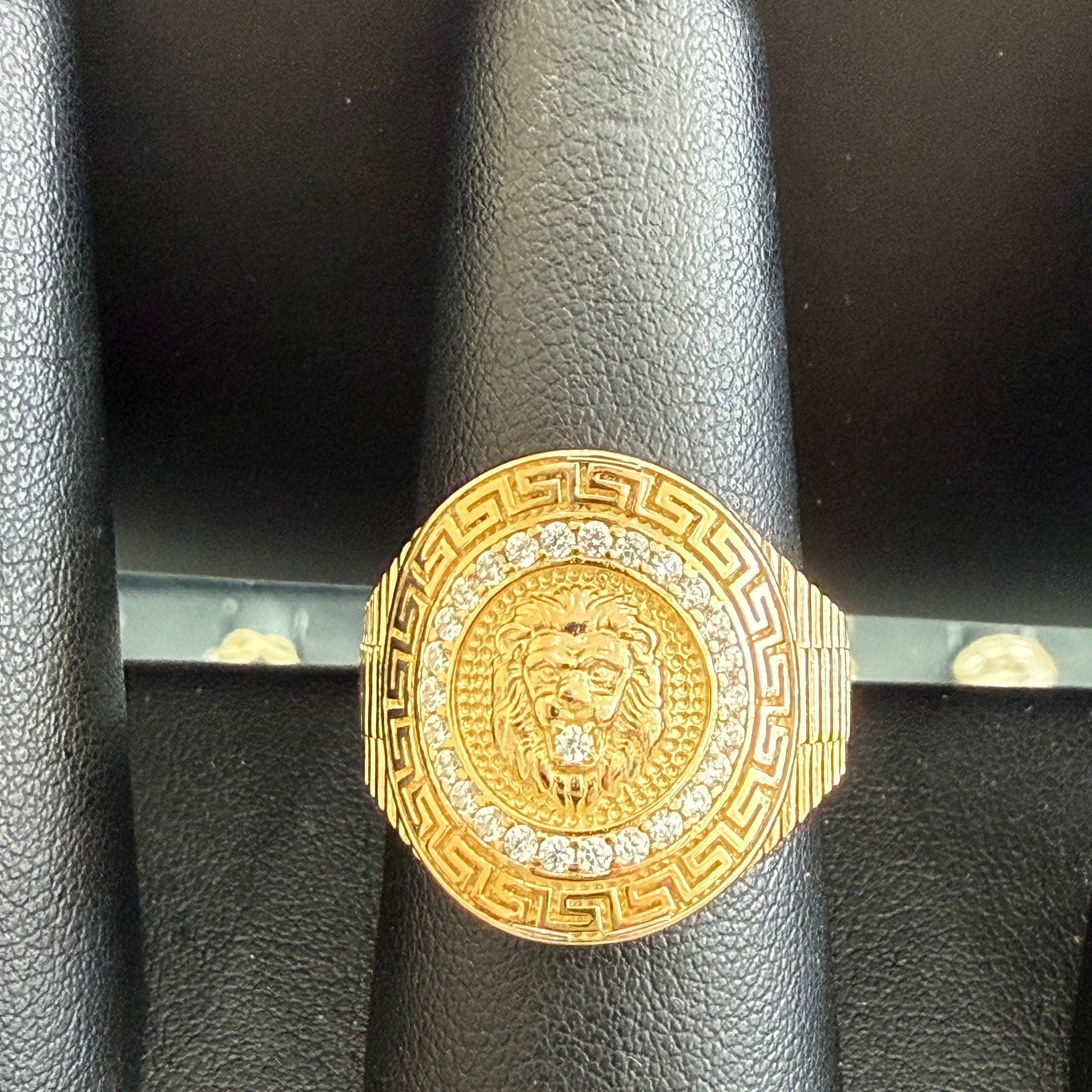 Lion 10K Gold Ring