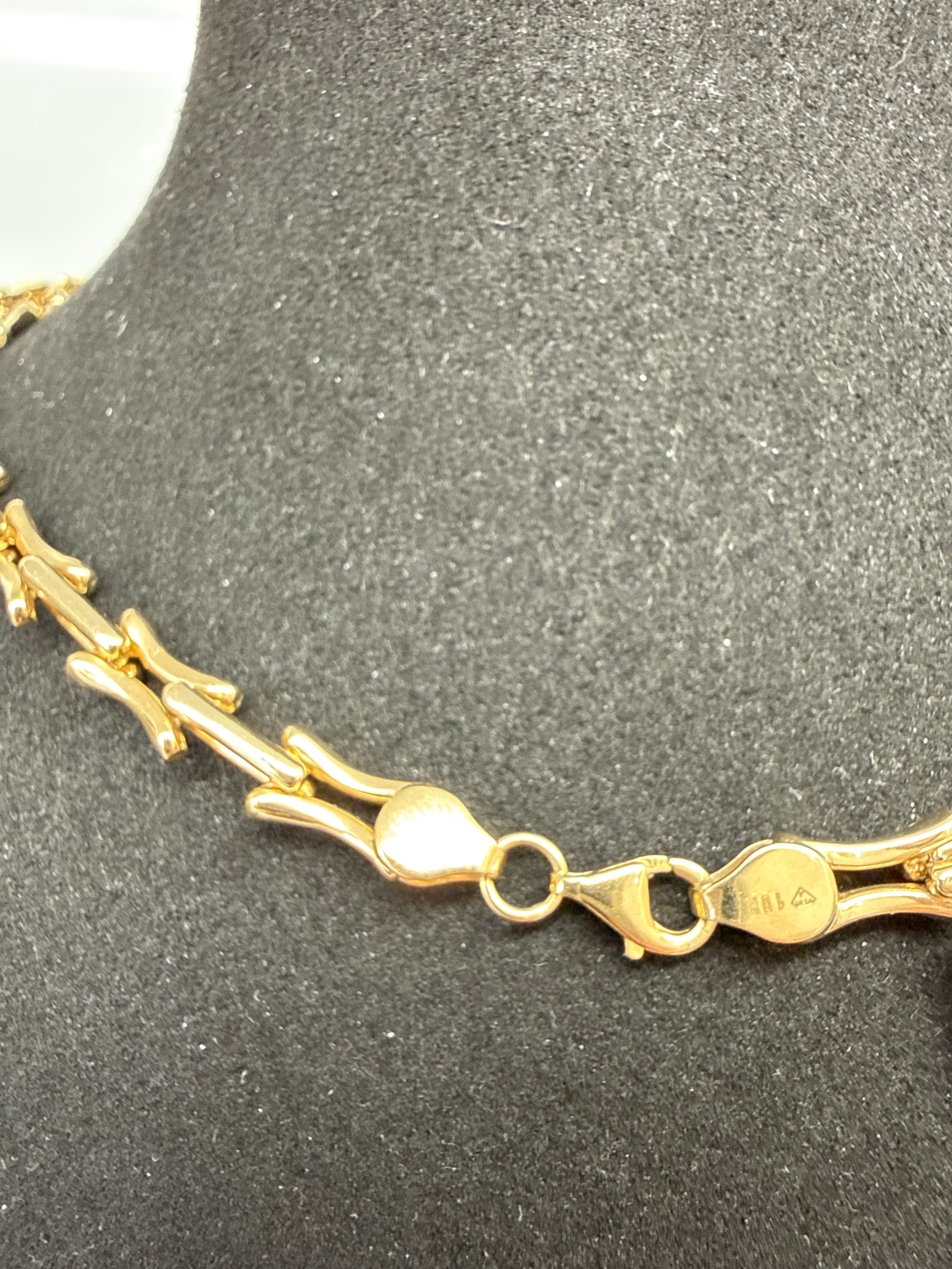 Terra Coral 10K Gold Necklace