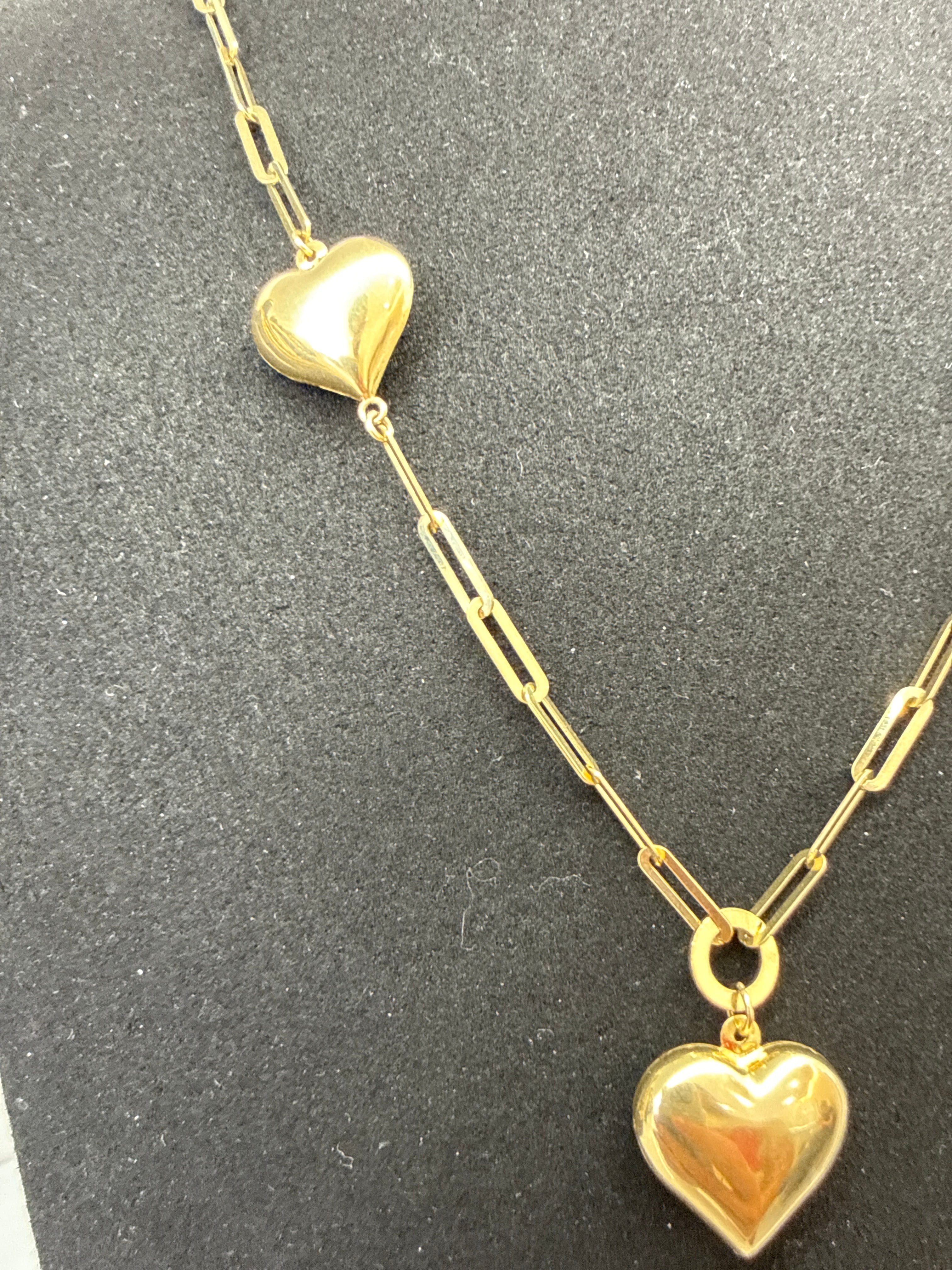 Heart Precious 10K Gold Necklace