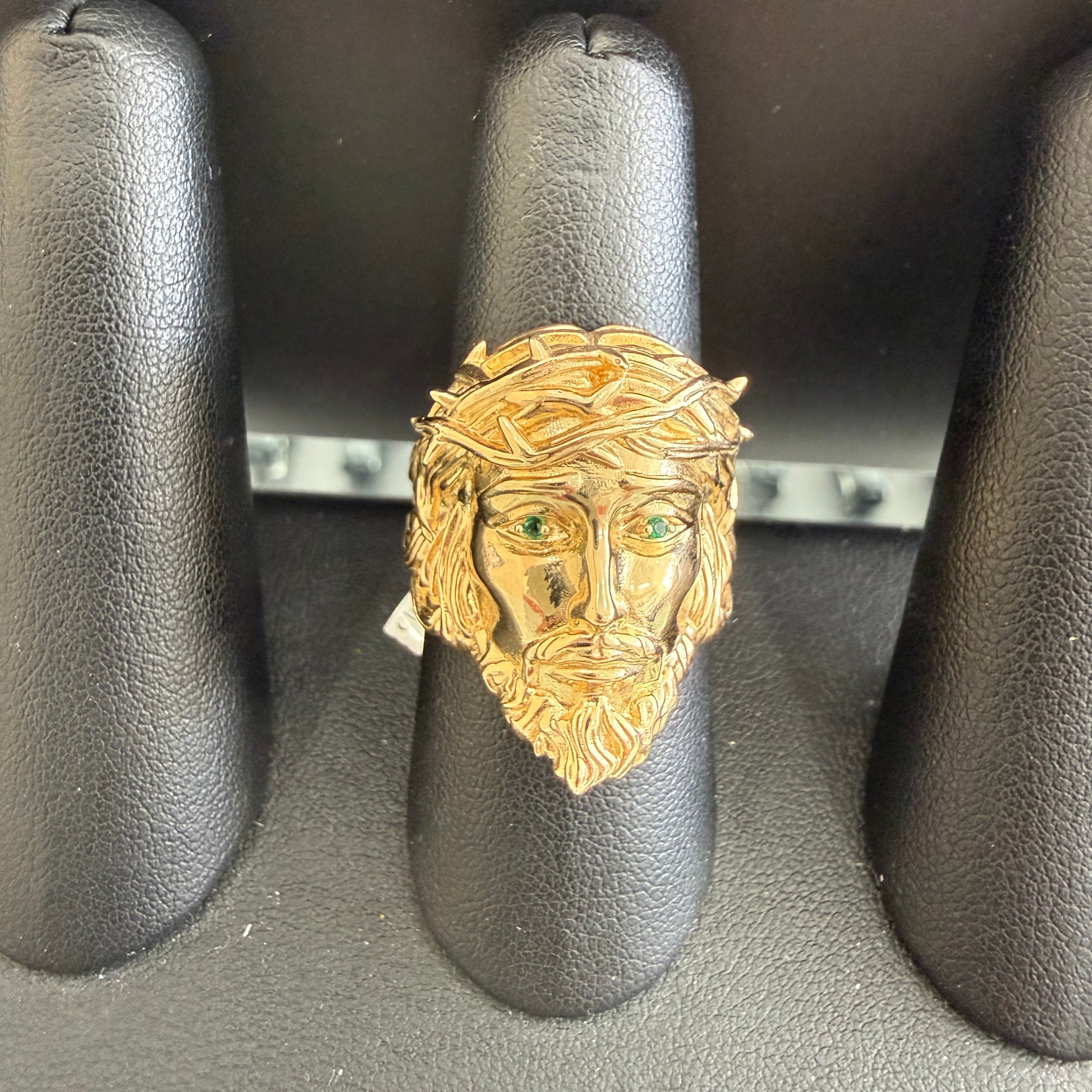 Jesus Crown Ring 10K Gold Ring