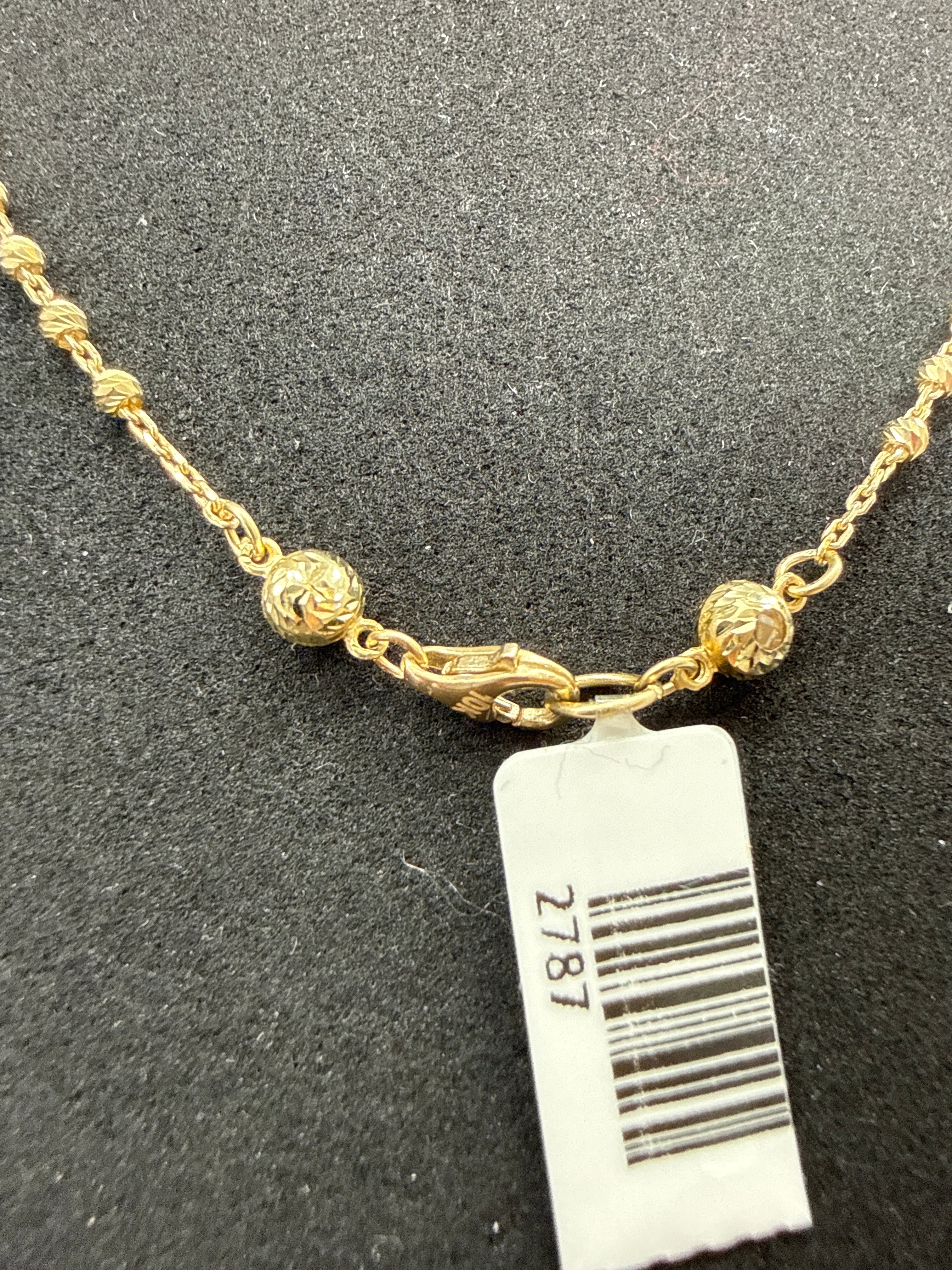 Rosary Necklace 10K Gold