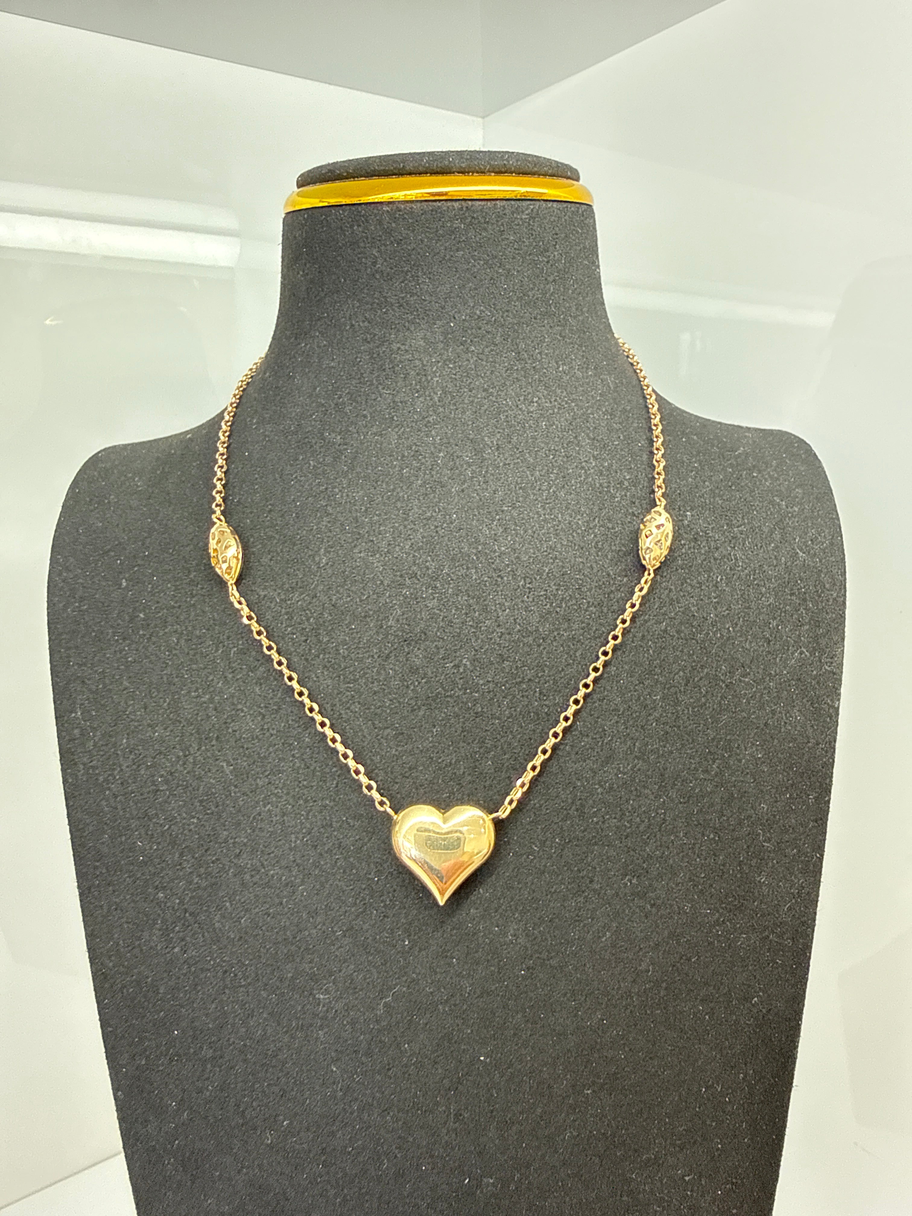 Forever Heart 10K Gold Necklace