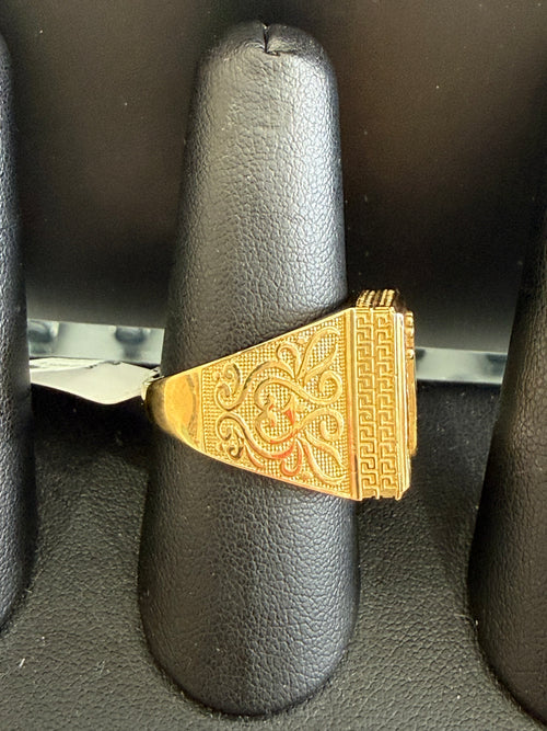 Crown Diamond 10K Gold Ring