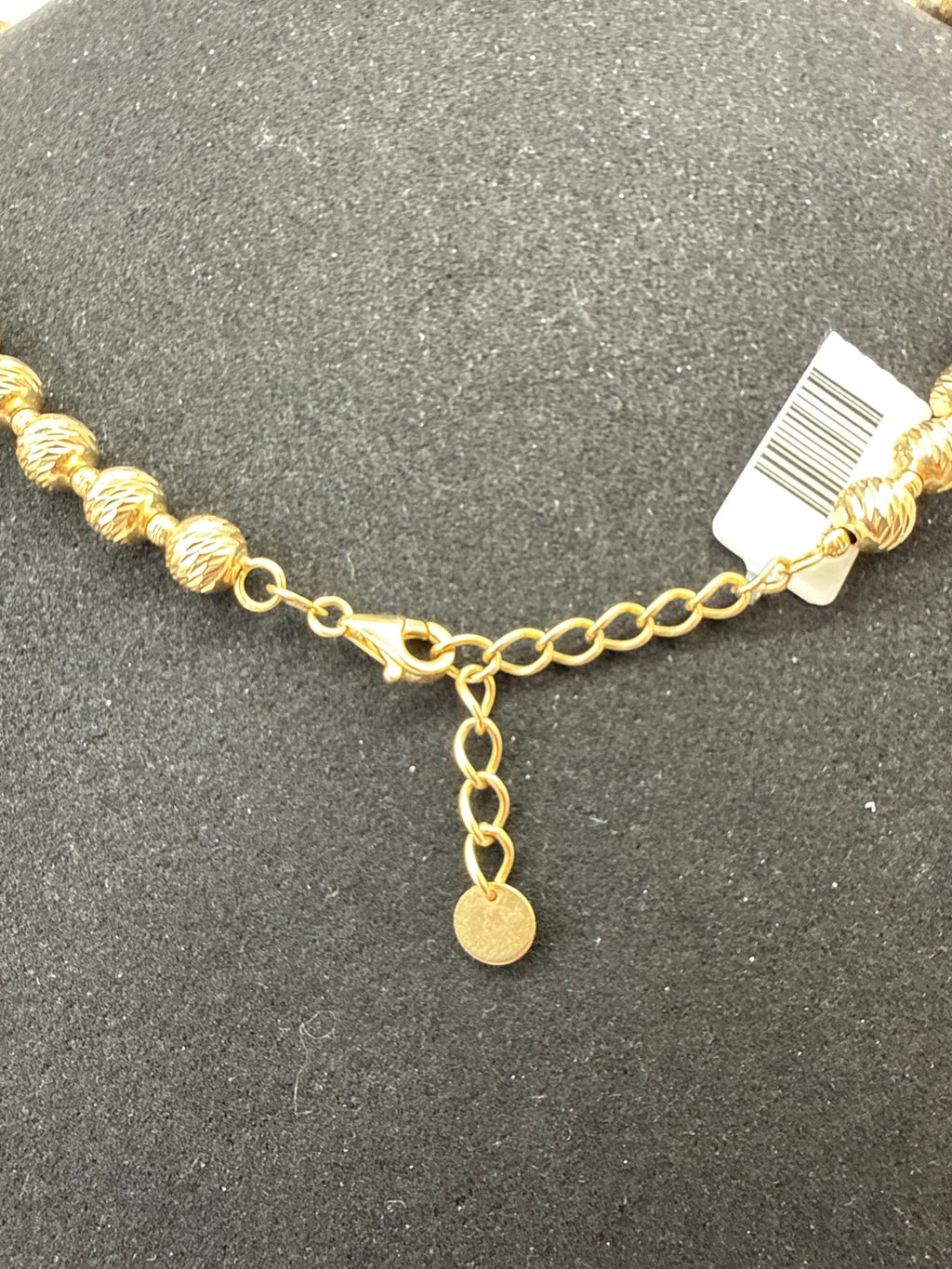 Gold Pearls 10K Necklace