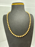 Gold Pearls 10K Necklace