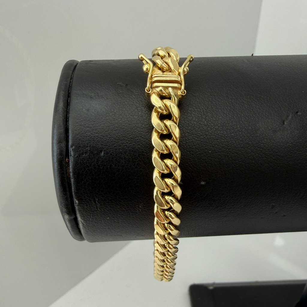 Cuban Link Bracelet 10K Gold